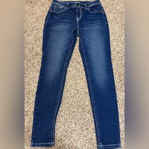 Wallflower Jeans Dark Blue Skinny Stretch Jeans Size 11 Regular